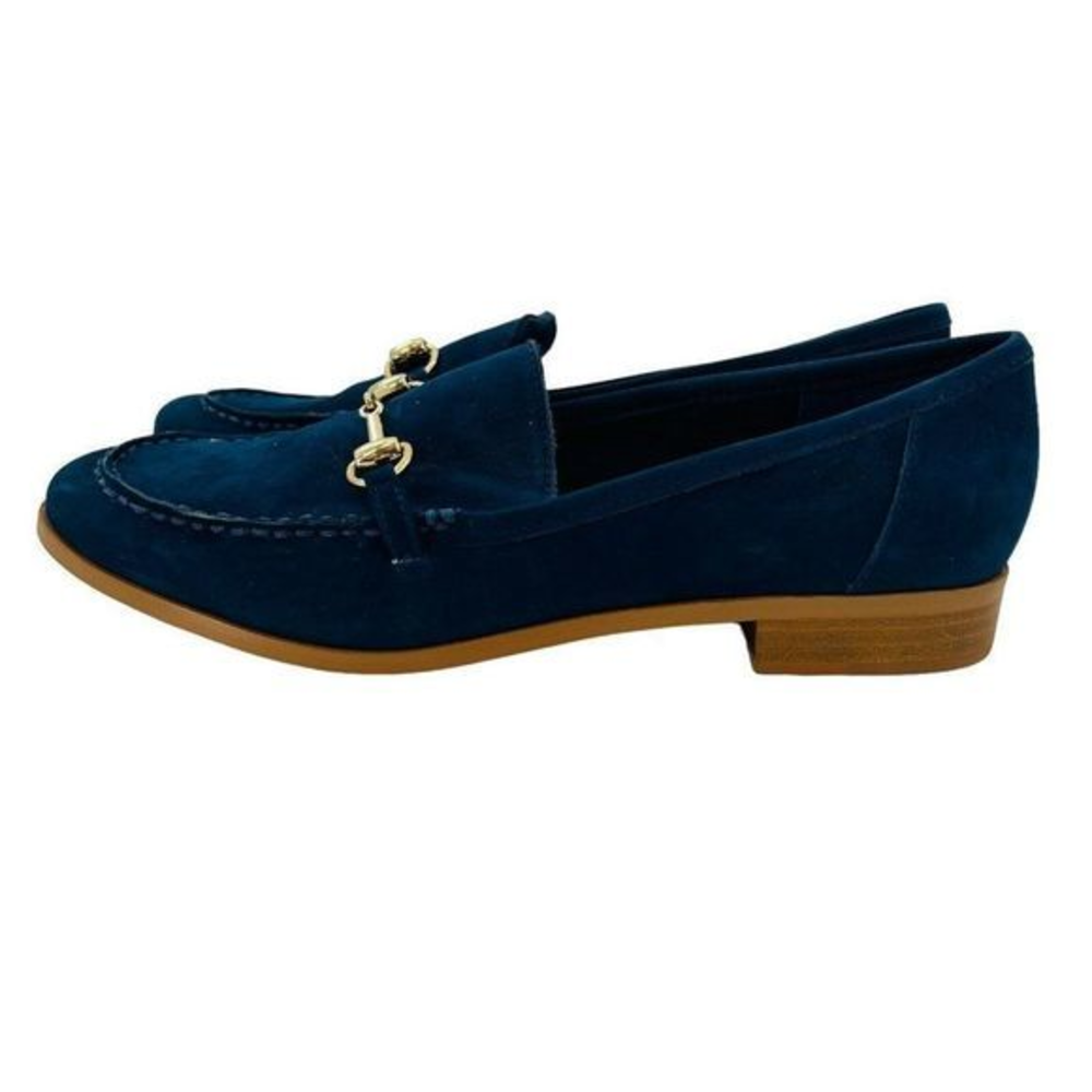 Steven Steve Madden 8.5 Loafer‎ Velvet  Royal Blue Shoes